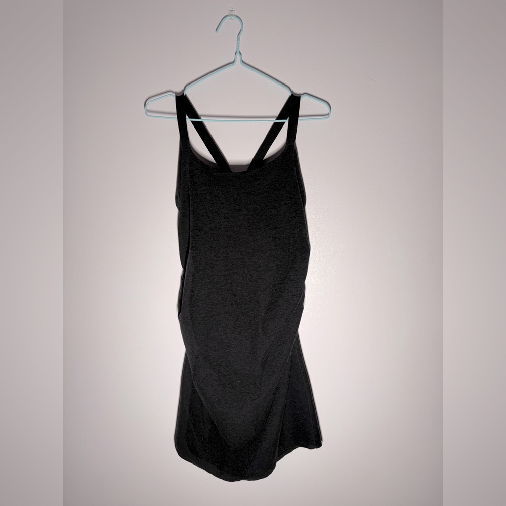 Beyond the Bump Charcoal Midi Dress